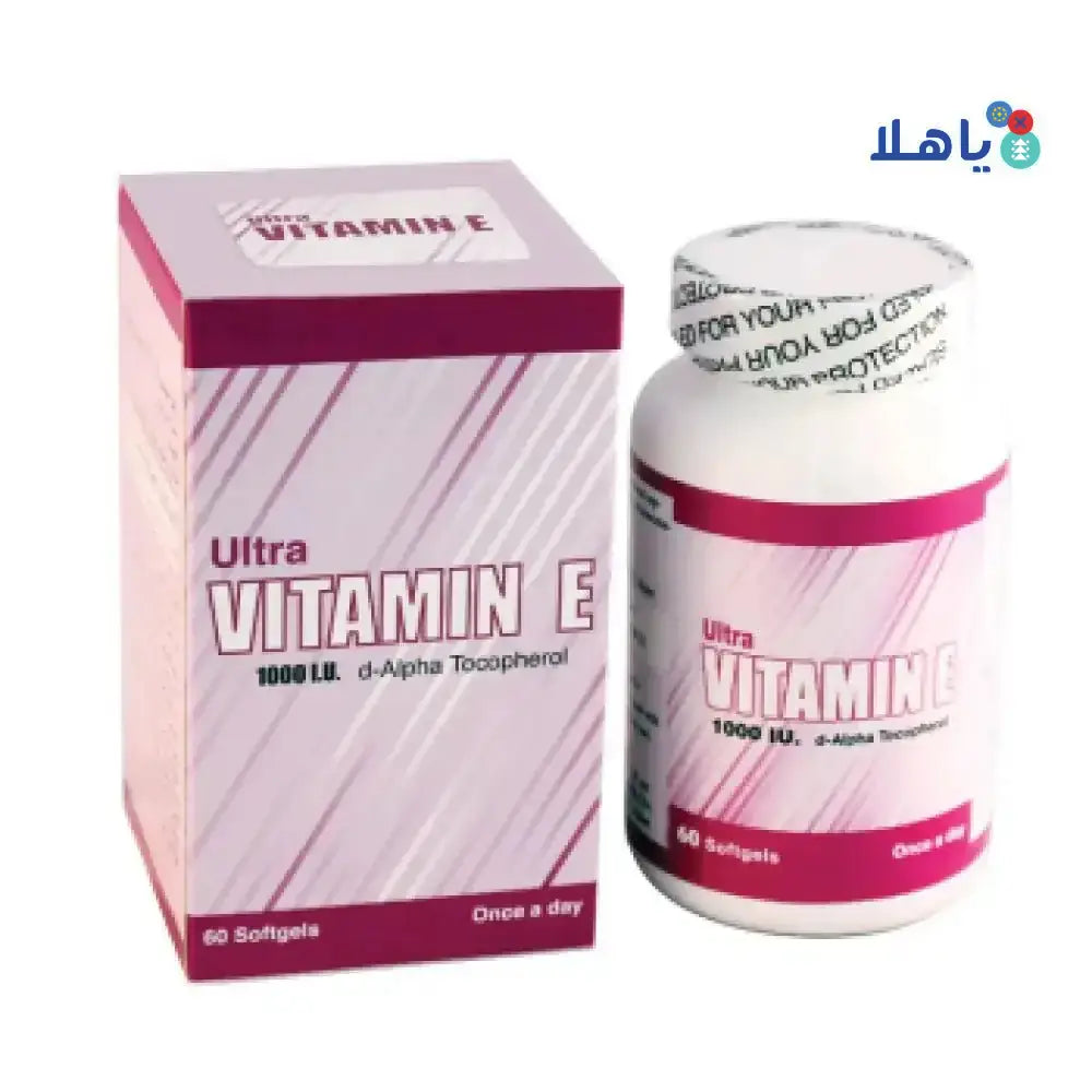 ALFA VITAMINS (ULTRA) - ULTRA VIT E 1000 IU 60 CAP* - Pharmazone - 