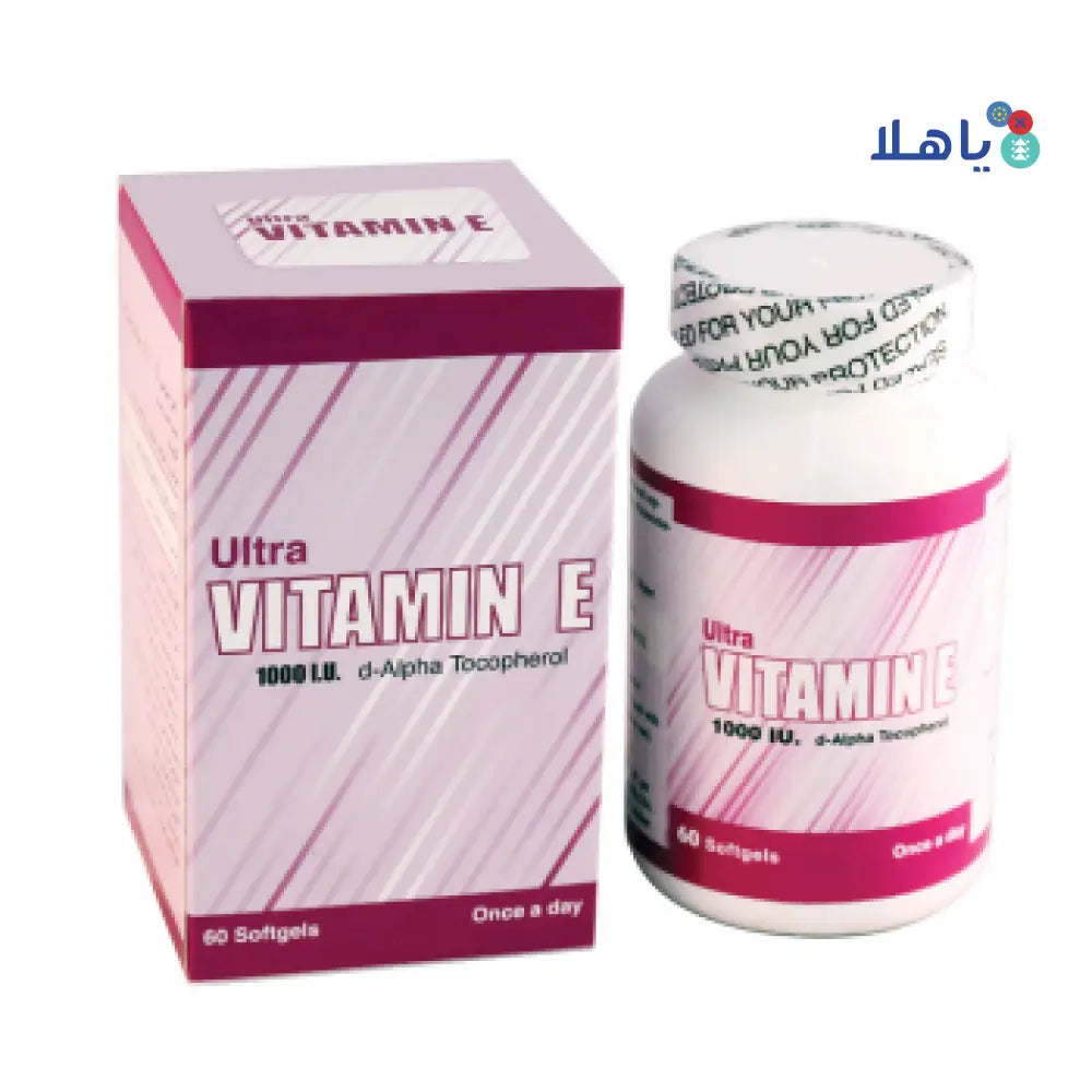 ULTRA VIT E 1000 IU 60 CAP*