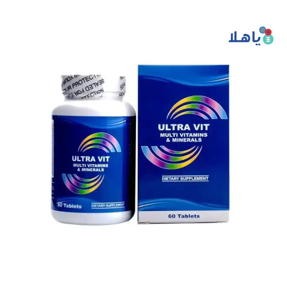 ALFA VITAMINS (ULTRA) - Ultra Vit Multivitamin+Minerals 60 Tablets - Pharmazone - 