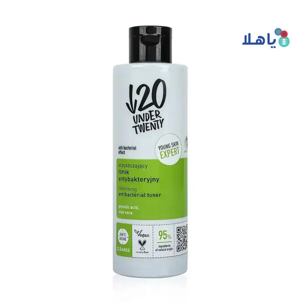 Under Twenty - Under Twenty - Cleansing Antibacterial Toner 200ml - Pharmazone - 