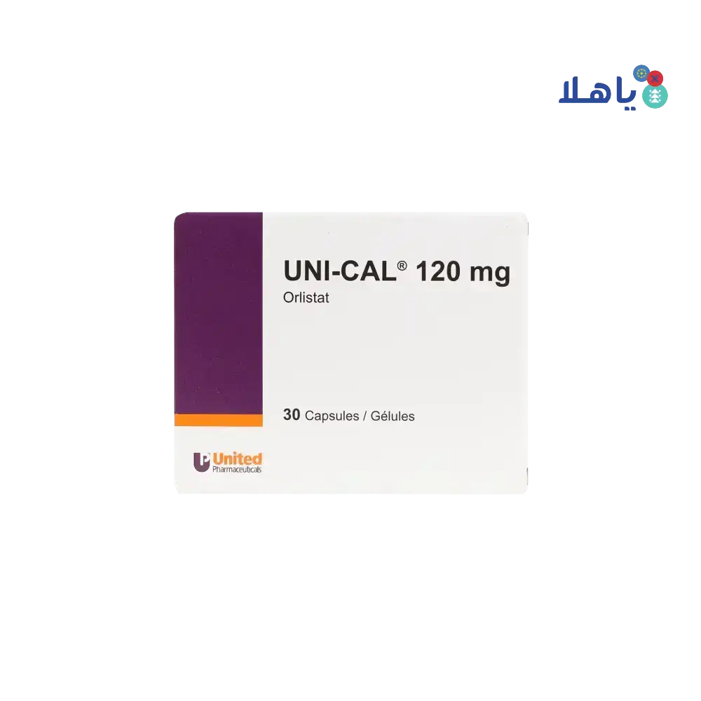 UNITED PHARMA - UNI - CAL ORLISTAT 120MG 30 CAPSULES - Pharmazone - 