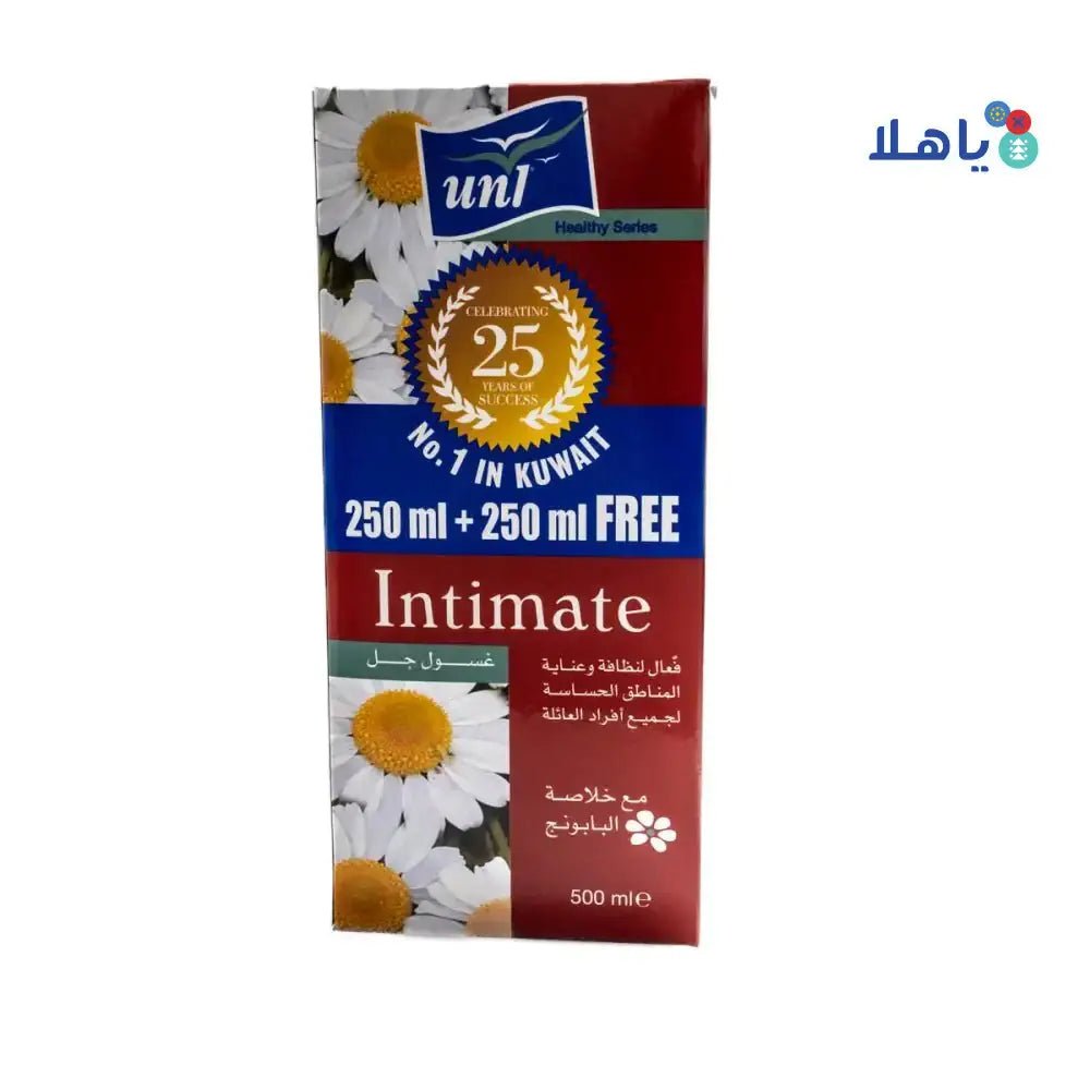 UNI Healthy Series - Intimate Wash Gel 500Ml (250Ml+250Ml Free) - Pharmazone - 