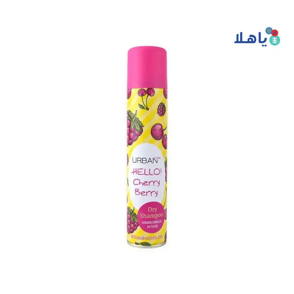 URBAN - URBAN CARE DRY SHAMPOO - CHERRY BERRY 200ML - Pharmazone - 