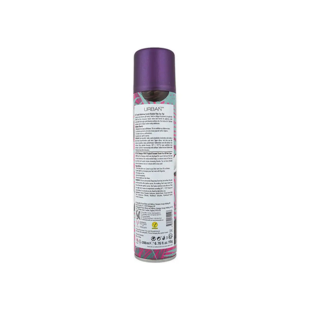 Urban Care Dry Shampoo -Go Nuts With Coconut 200Ml