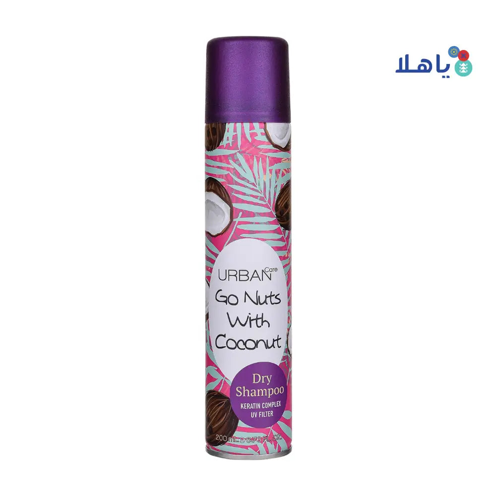 URBAN CARE DRY SHAMPOO -GO NUTS WITH COCONUT 200ML