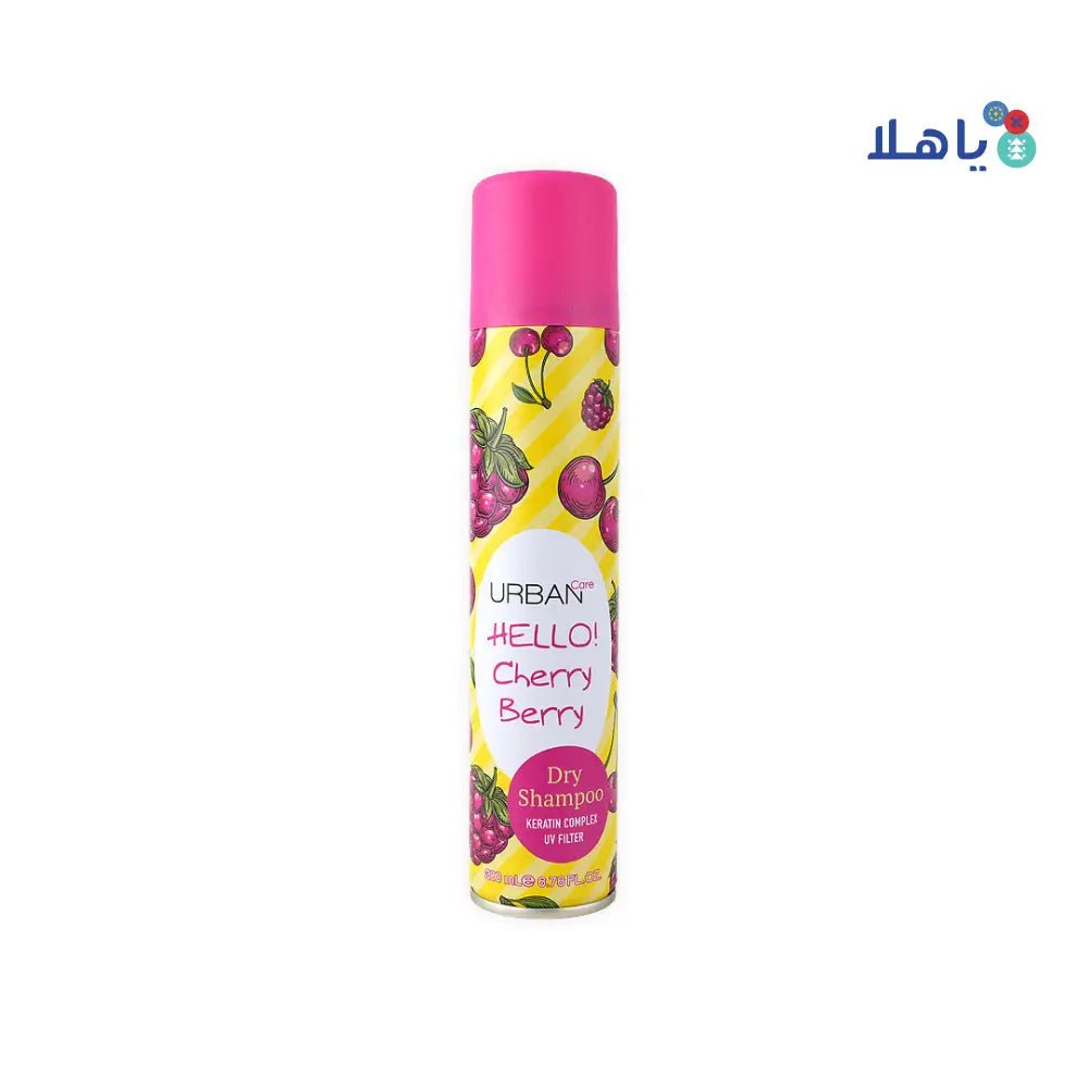 URBAN - URBAN CARE DRY SHAMPOO - CHERRY BERRY 200ML - Pharmazone - 