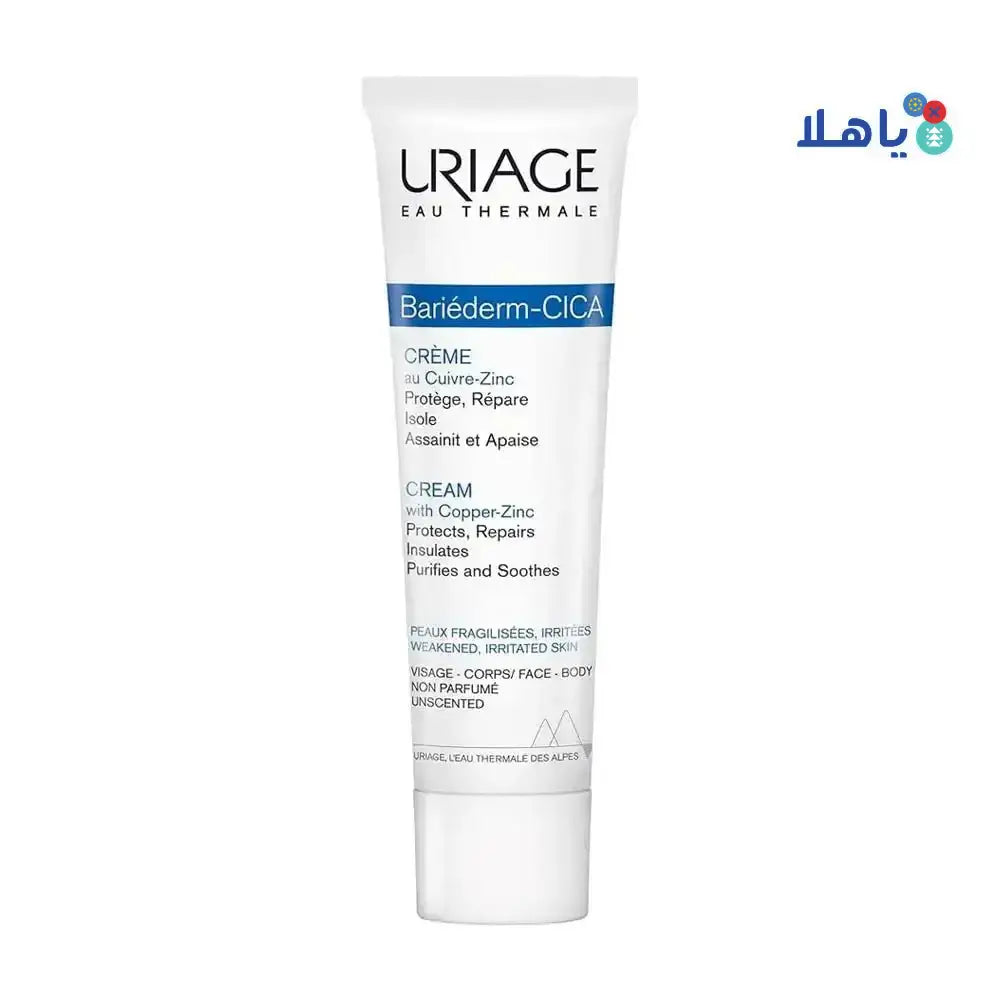 URIAGE - URIAGE BARIEDERM REPAIR CICA - CREAM WITH COPPER ZINC 100ML - Pharmazone - 