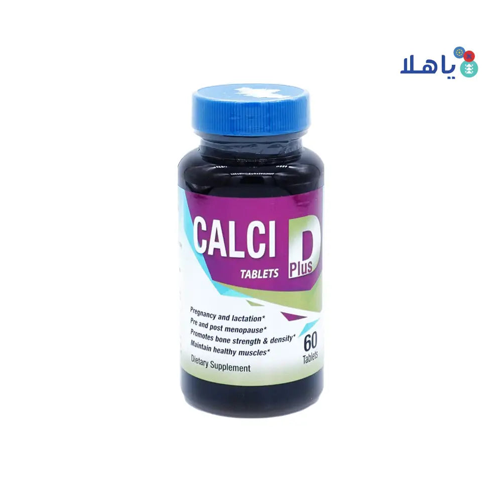 US NUTRI CALCI-D PLUS 60 TABLETS