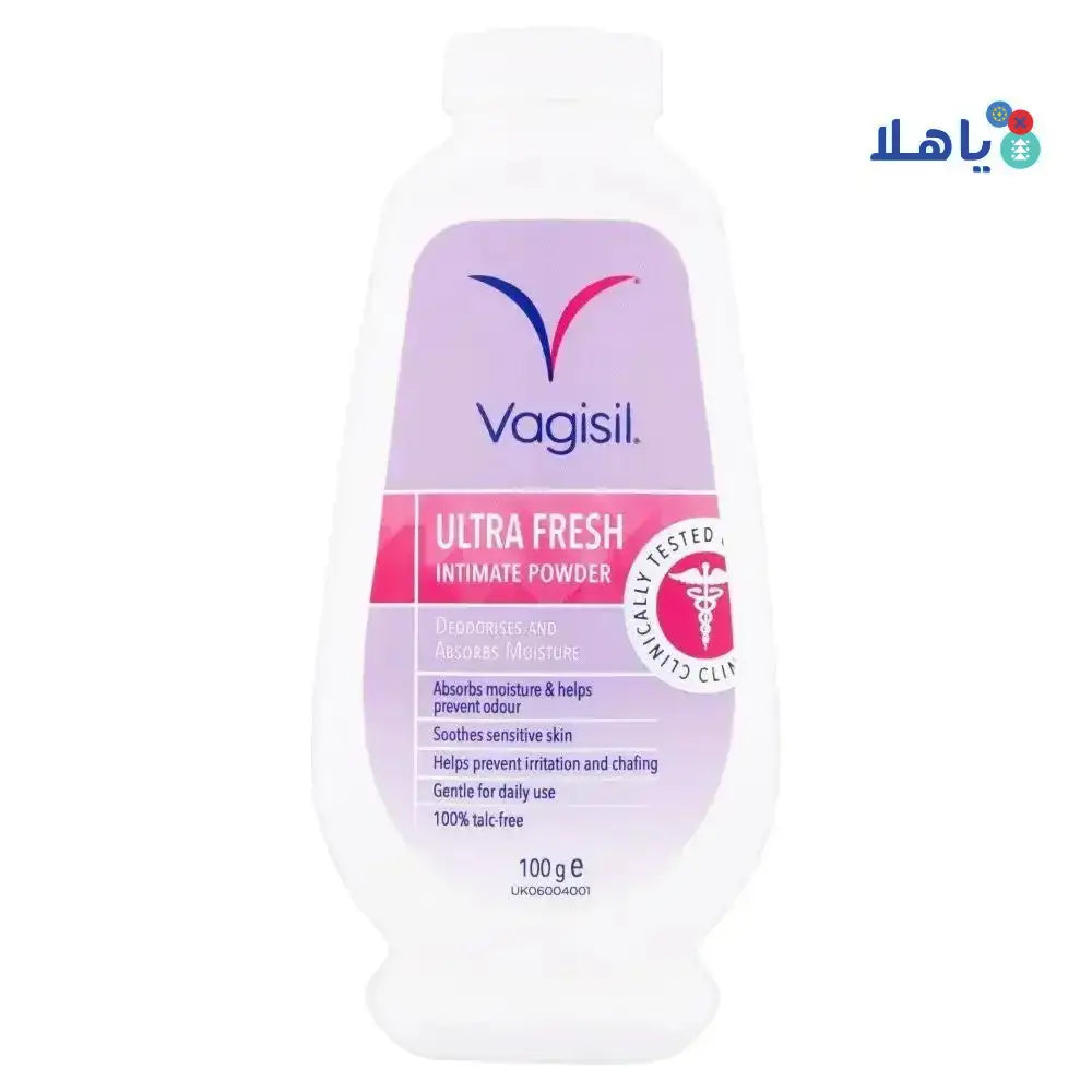 VAGISIL - Vagisil Ultra fresh Intimate Powder 100g - Pharmazone - 