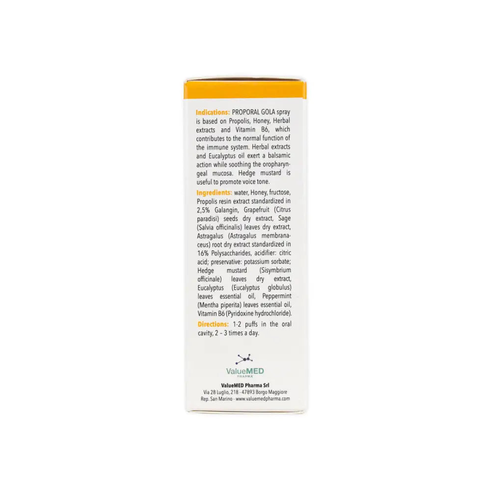 Valuemed Proporal Gola Throat Spray 30ml