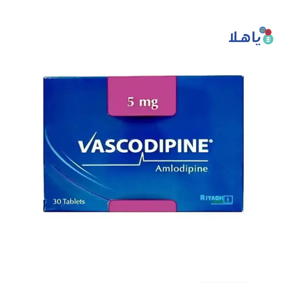 VASCODIPINE 5 MG 30 TAB