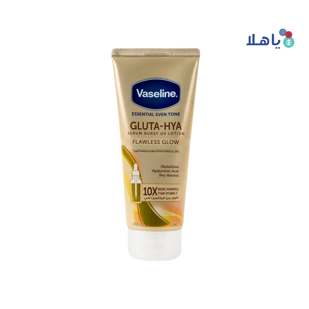 Vaseline Gluta-Hya Uv Lotion 200ml - Flawless Glow