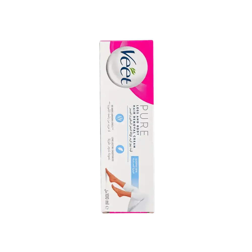 RB VEET - Veet Pure Legs & Body Hair And Removal Cream 100ML - Pharmazone - 