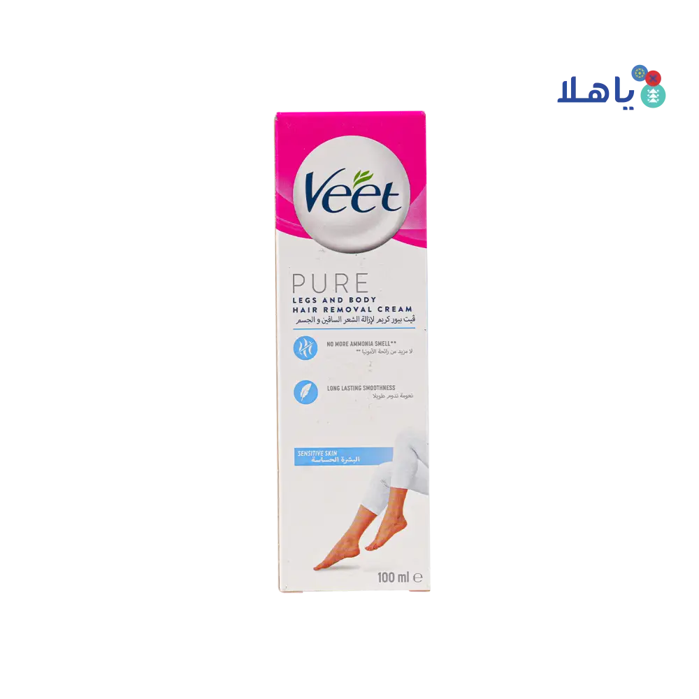 Veet Pure Legs & Body Hair And Removal Cream 100ML