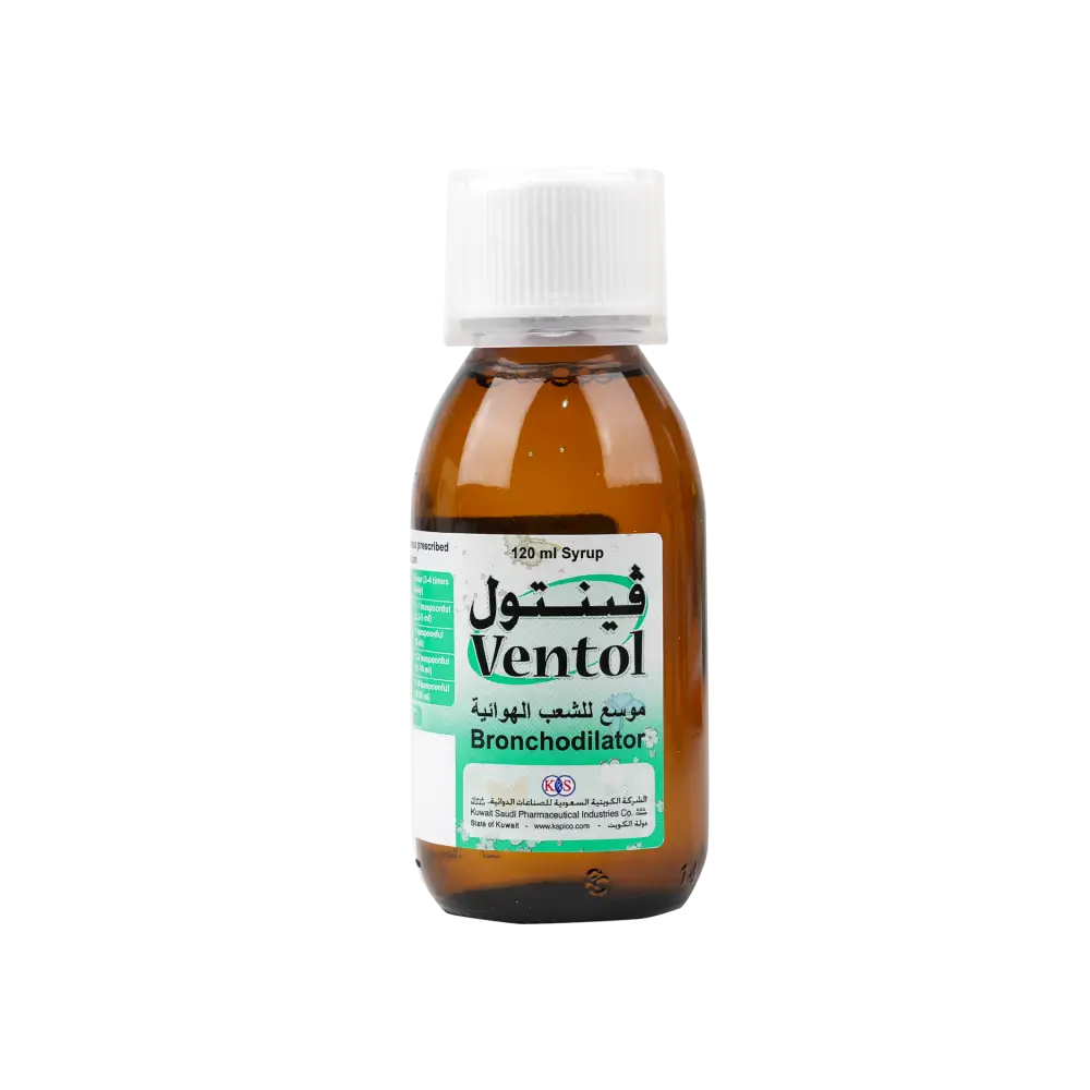 VENTOL SYRUP 2MG/5ML 120 ML