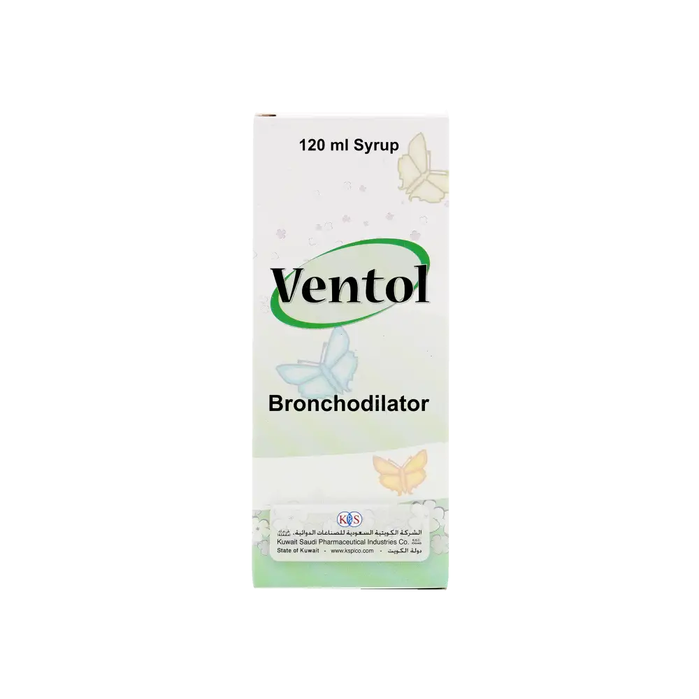 VENTOL SYRUP 2MG/5ML 120 ML