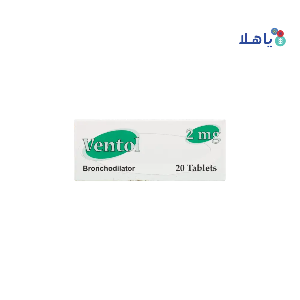 VENTOL TABLETS 2MG 20 TAB