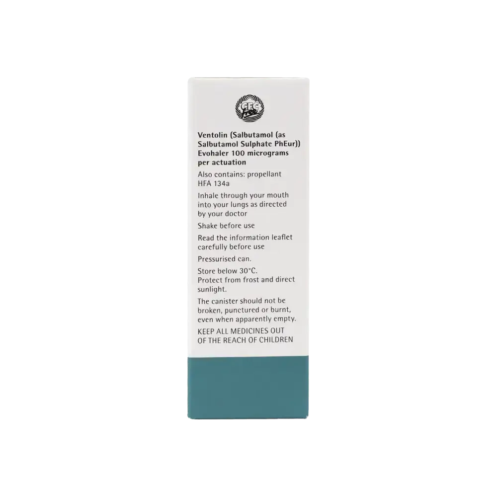 GSK - Ventolin Evohaler 100Mcg 200 Dose - Pharmazone - 