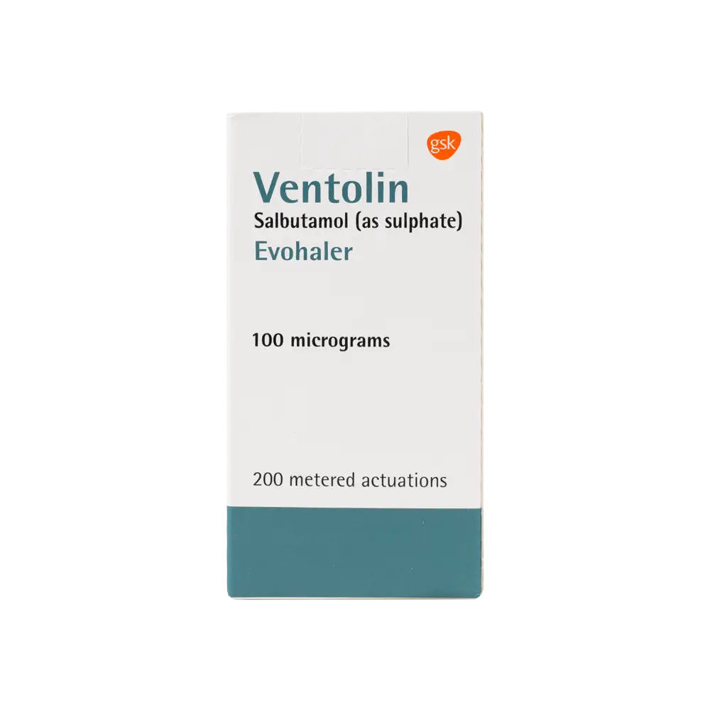 VENTOLIN EVOHALER 100MCG 200 DOSE