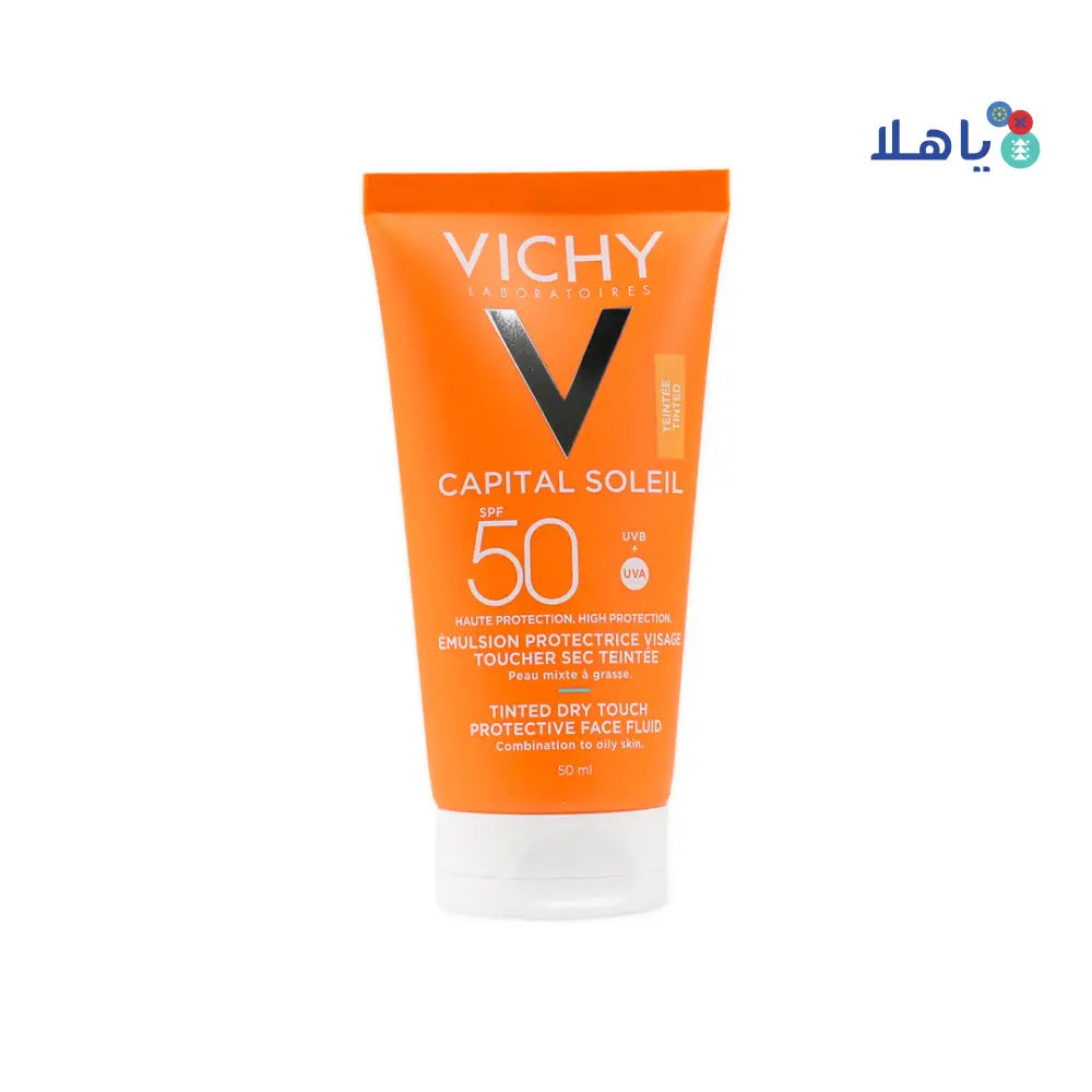 Vichy Capital Soleil Spf50 Tinted Dry Touch Fluid 50Ml