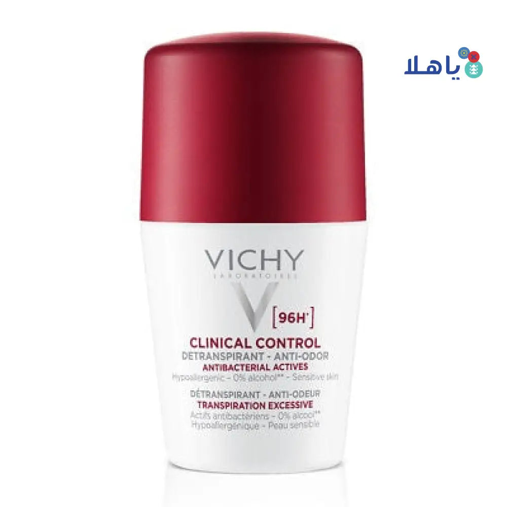 VICHY DEO ROLL 96H CLINICAL CONTROL 50ML-WHITE