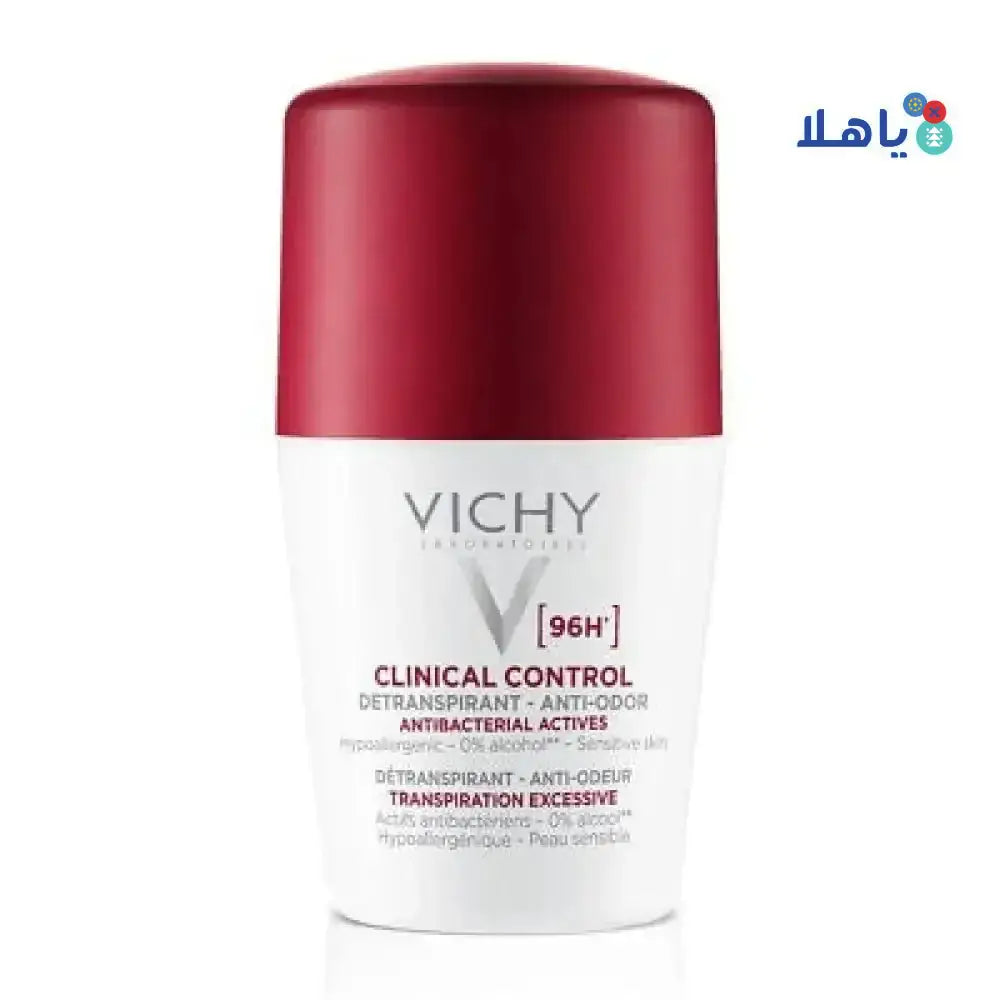 VICHY - Vichy Deo Roll 96H Clinical Control 50Ml - White - Pharmazone - 