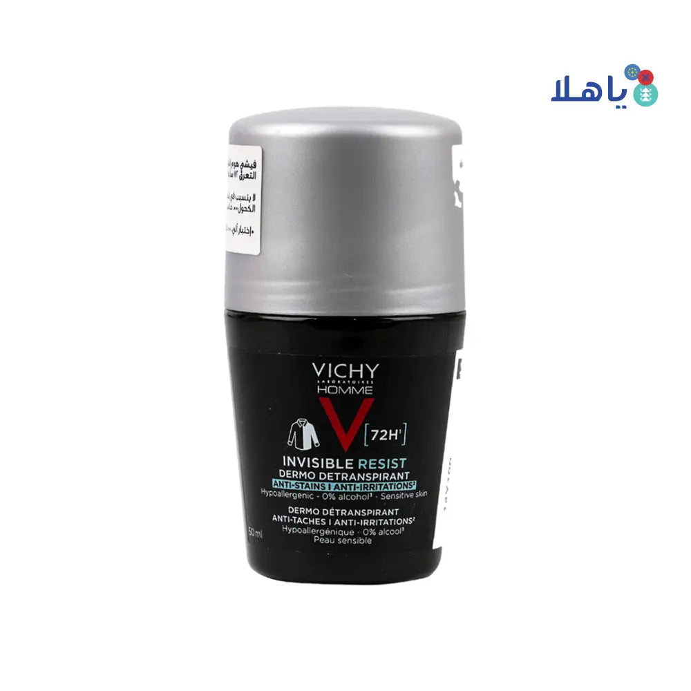 Vichy Deo Roll Invisible Resist 72H 50ml-Black