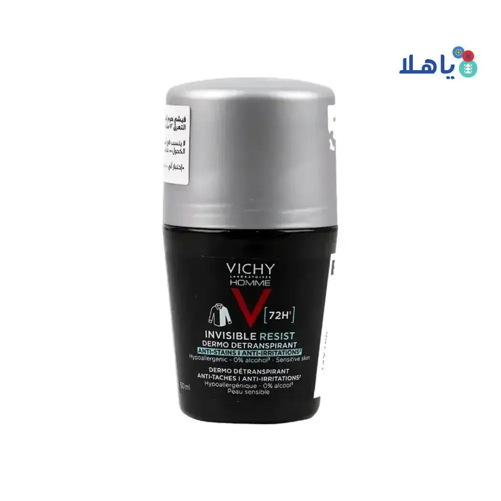 VICHY - Vichy Deo Roll Invisible Resist 72H 50ml - Black - Pharmazone - 