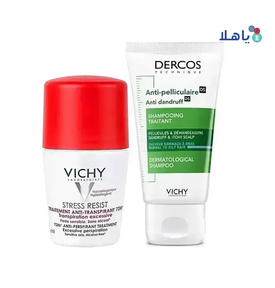 VICHY DEO ROLL RED 50ML + ANTI DANDRUFF NORM-OILY 50ML OFFER