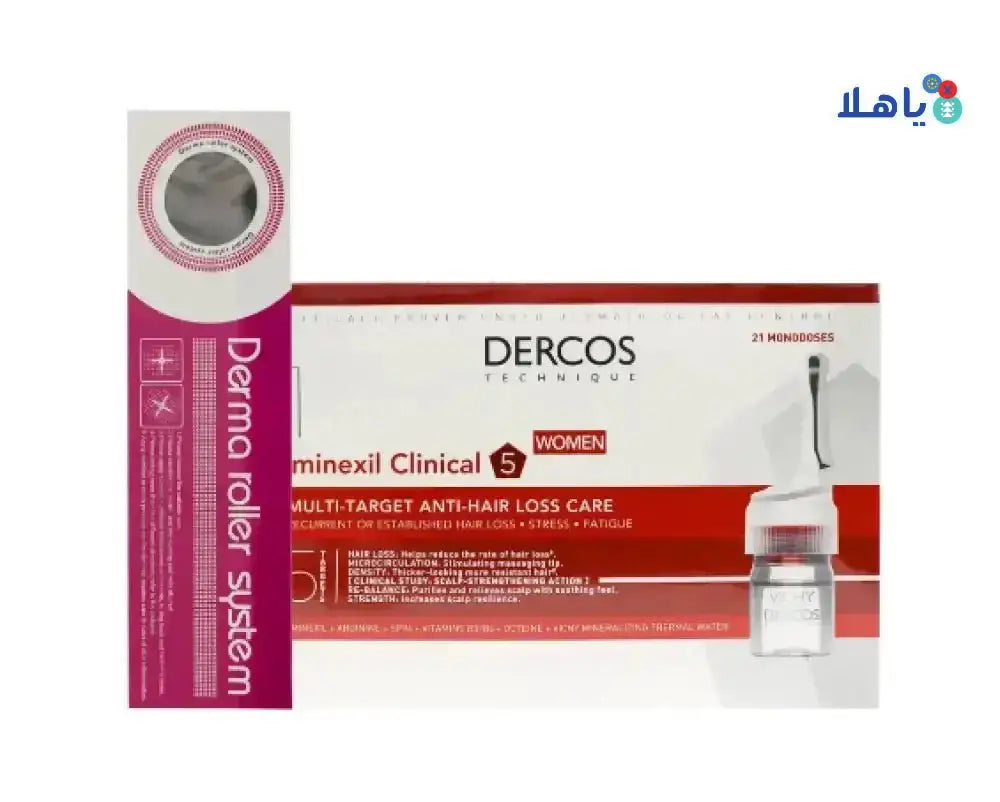 VICHY - Vichy Dercos Aminexil Clinical Women 21amp+Derma Roller Free - Pharmazone - 