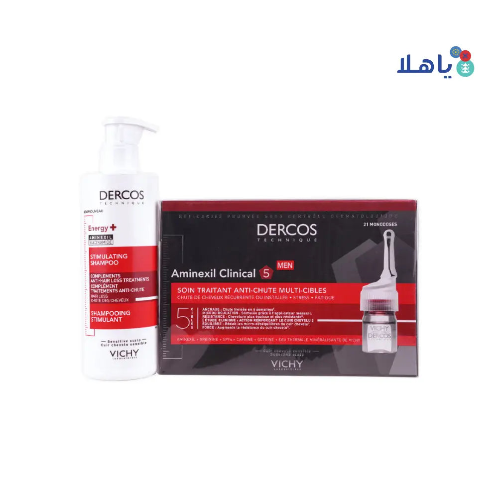 Vichy Dercos Aminexil + Energy + Stimulating Shampoo Men Set