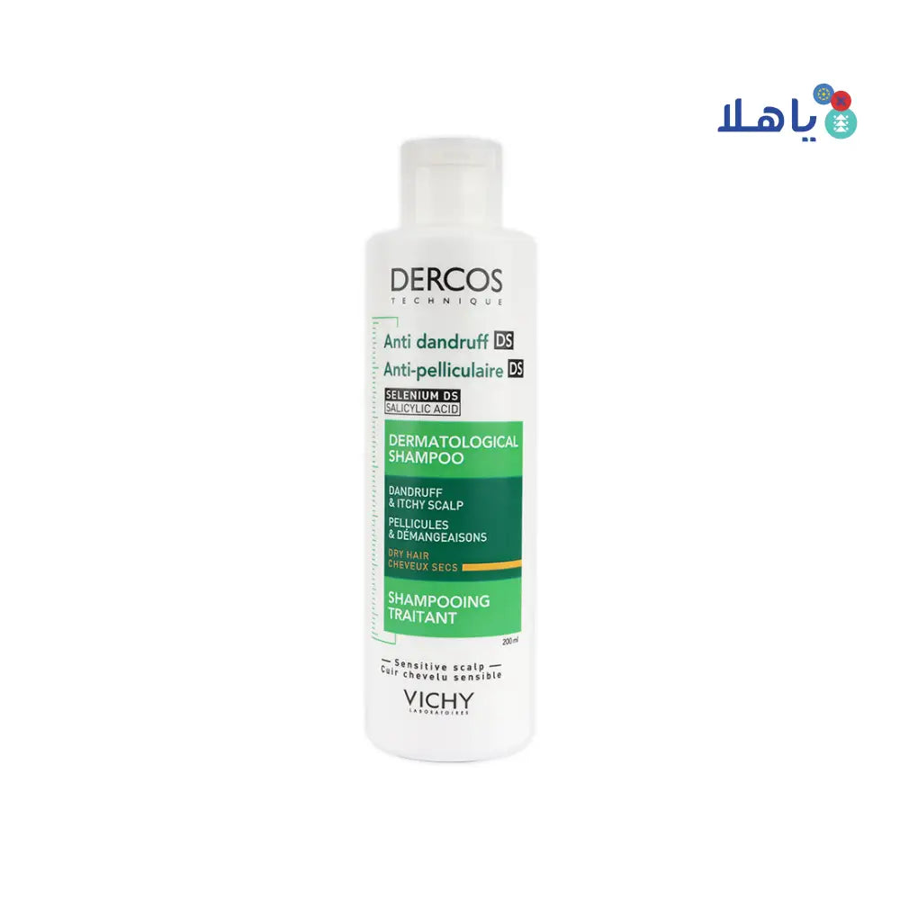 Vichy Dercos Anti-Dandruff Ds Dry Hair Shampoo 200ml