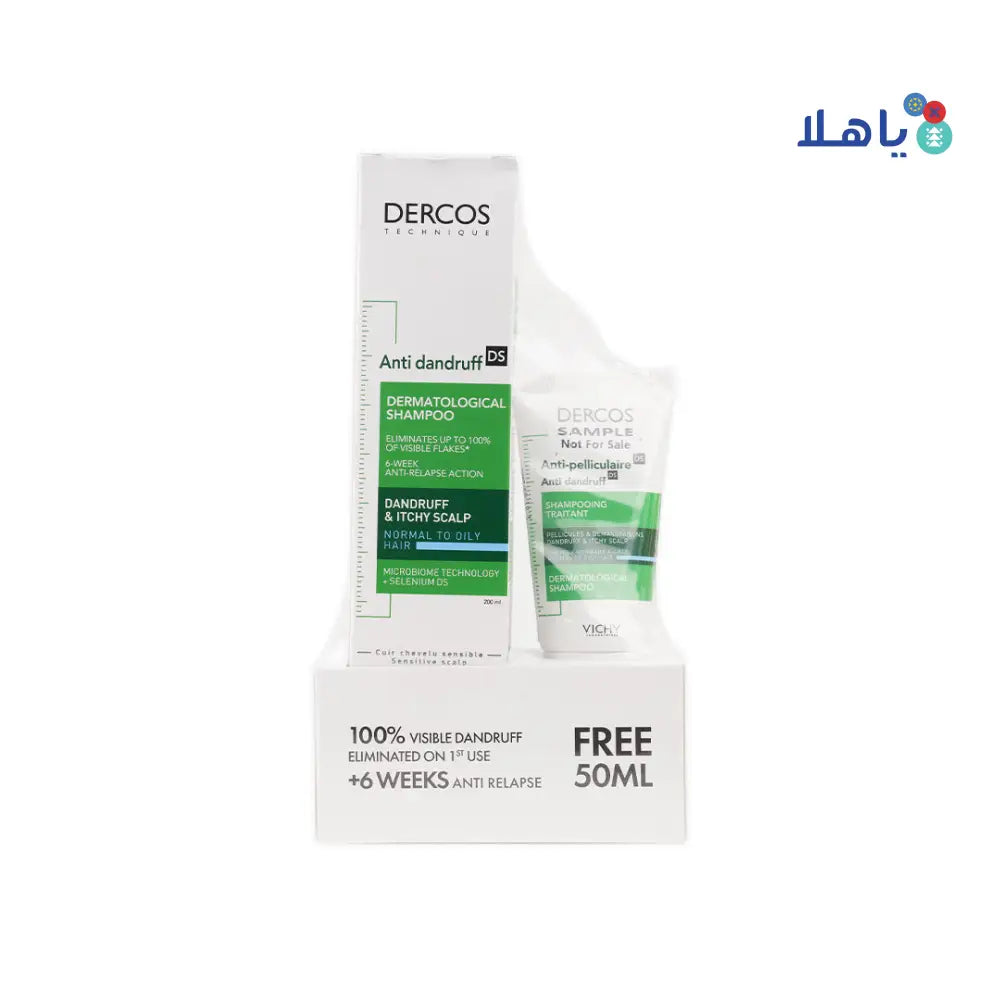 Vichy Dercos Anti-Dandruff Ds Shampoo 200ml + 50ml Free