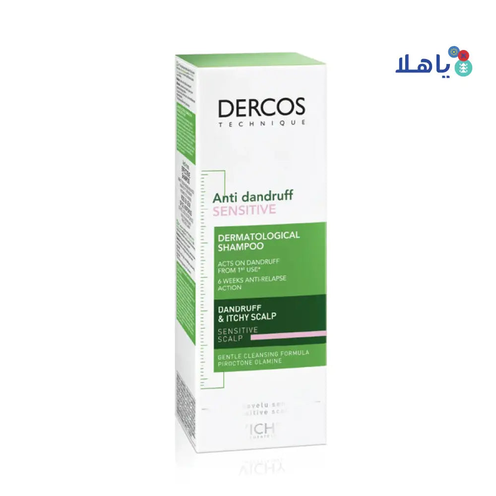 VICHY DERCOS ANTI-DANDRUFF SENSITIVE SHAMPOO 200ML