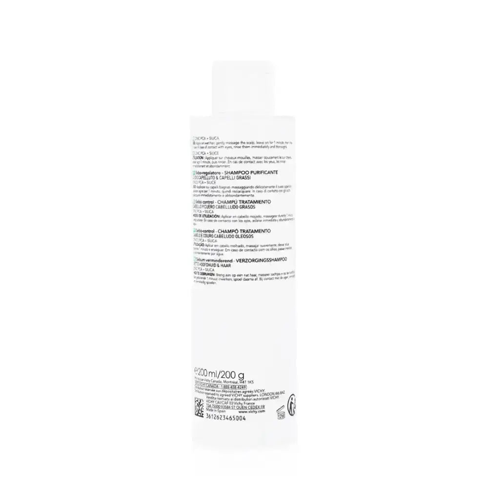 VICHY - Vichy Dercos Oil Correct Oily Scalp & Hair Shampoo 200ml - Pharmazone - 