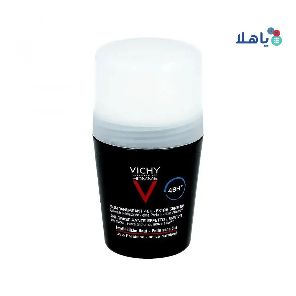 VICHY - Vichy Homme Deo Men Black Roll 48H 50Ml - Pharmazone - 