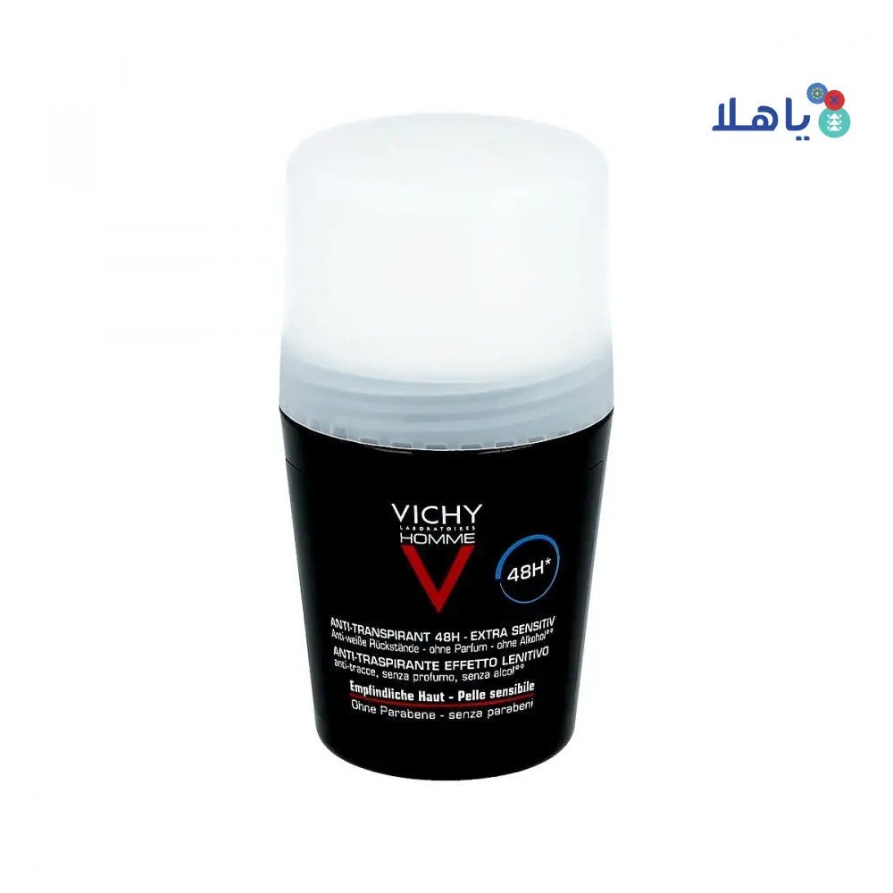 VICHY - Vichy Homme Deo Men Black Roll 48H 50Ml - Pharmazone - 