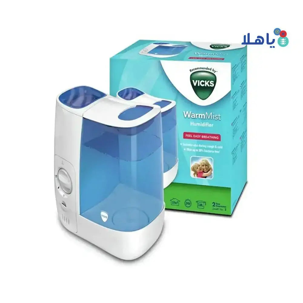 VICKS - Vicks Humidifier Electrical Warm Mist 3.8L - 845 - Pharmazone - 