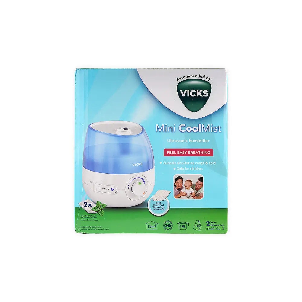 Vicks Humidifier Mini Cool Mist 1.8L-525E1