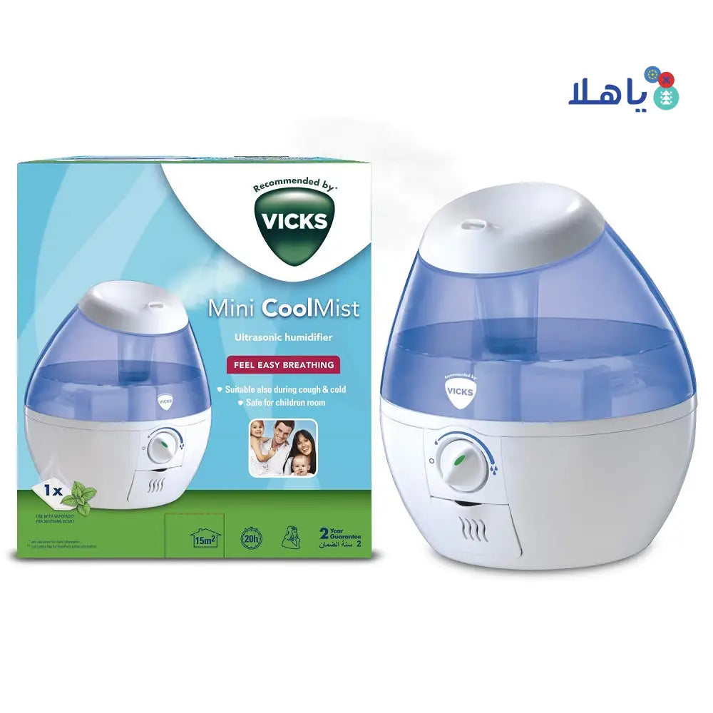 Vicks Humidifier Mini Ultrasonic Cool Mist 0.5L-505