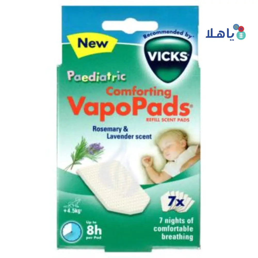 Vicks Pediatric Vapopads RM & Lavender Scent 7 pads