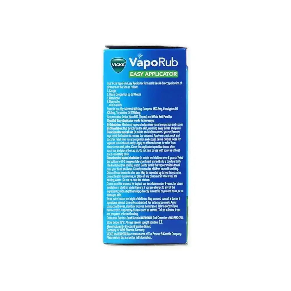 P&G Vicks - Vicks Vaporub Easy Applicator Ointment 35g - Pharmazone - 