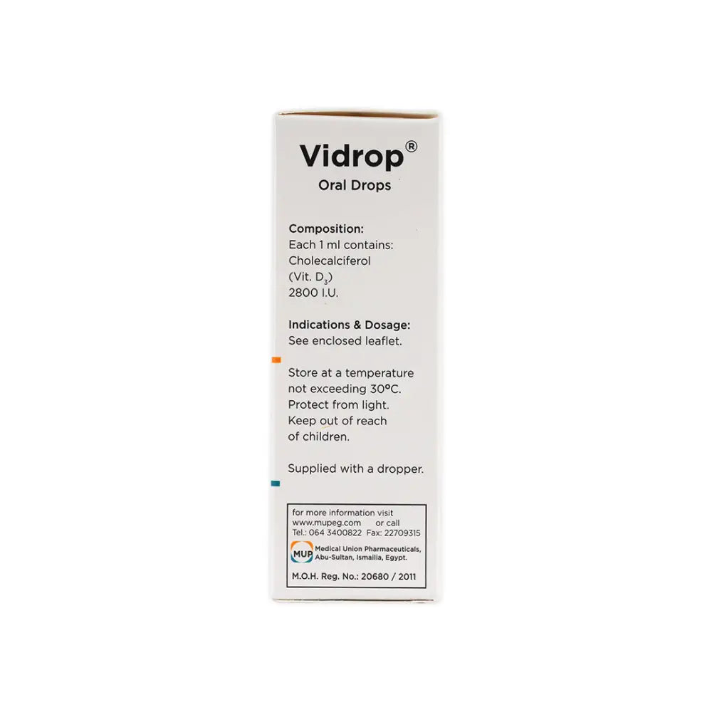 VIDROP ORAL DROPS VIT.D3 2800 I.U./ML 15ML