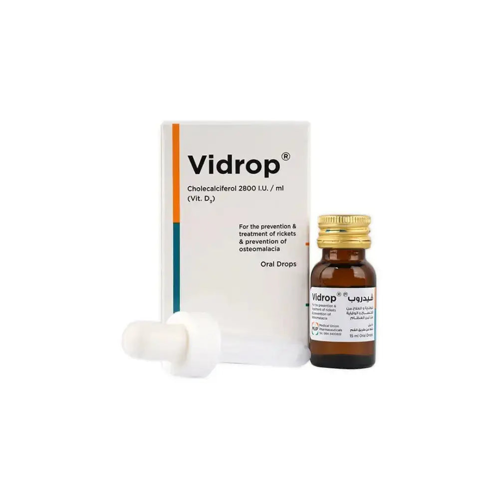 MEDICAL UNION - Vidrop Oral Drops Vit.D3 2800 I.U./Ml 15Ml - Pharmazone - 