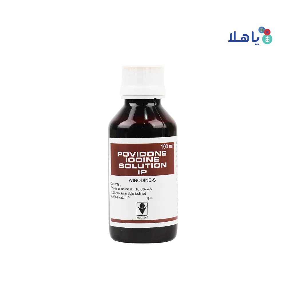 Povidone Iodine Solution IP 100ml - Vilcolab