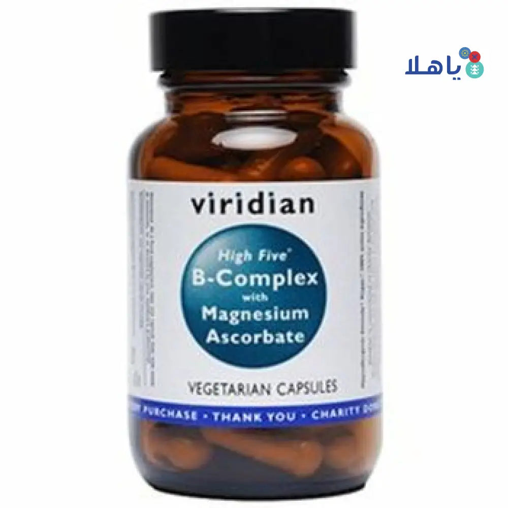 VIRIDIAN B-COMPLEX WITH MAGNESIUM ASCORBATE 30CAP