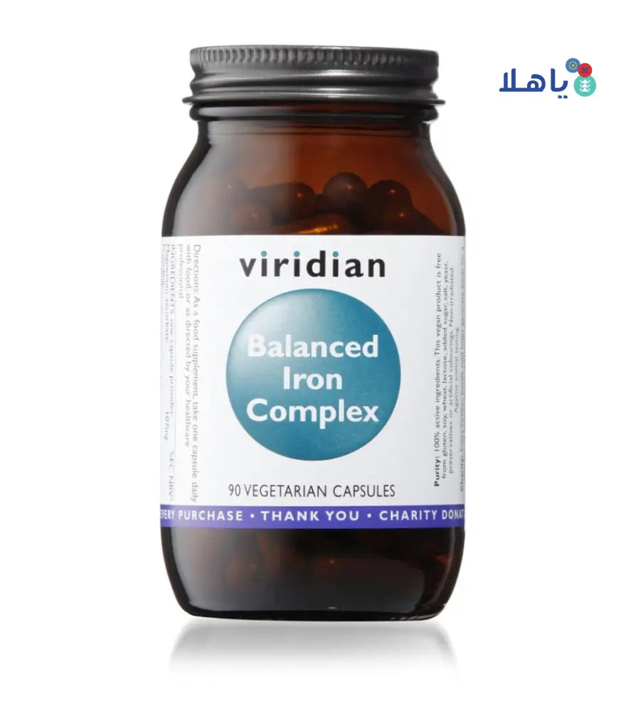 VIRIDIAN BALANCED IRON COMPLEX 90 CAP