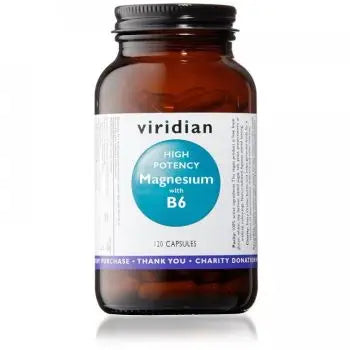 VIRIDIAN MAGNESIUM 300MG WITH B6 25MG 120 CAP