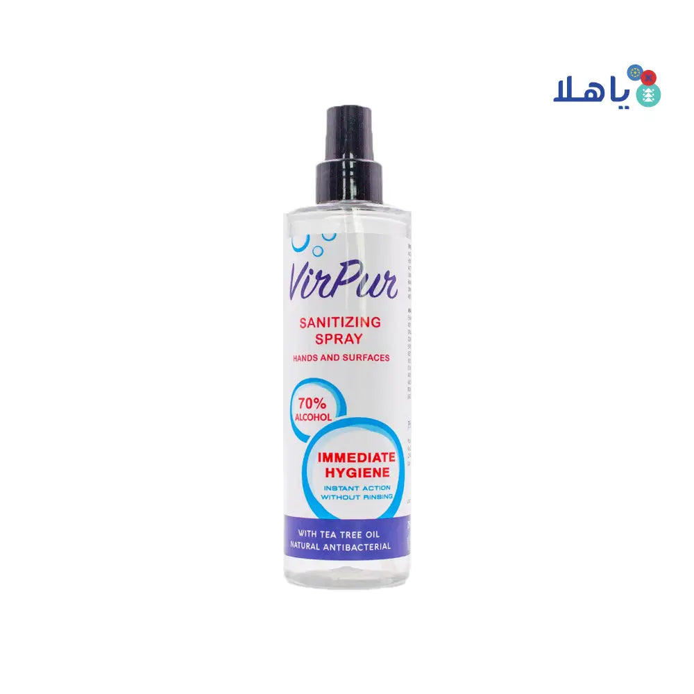 VIRPUR SANITIZING 70% ALCOHOL SPRAY 250ML