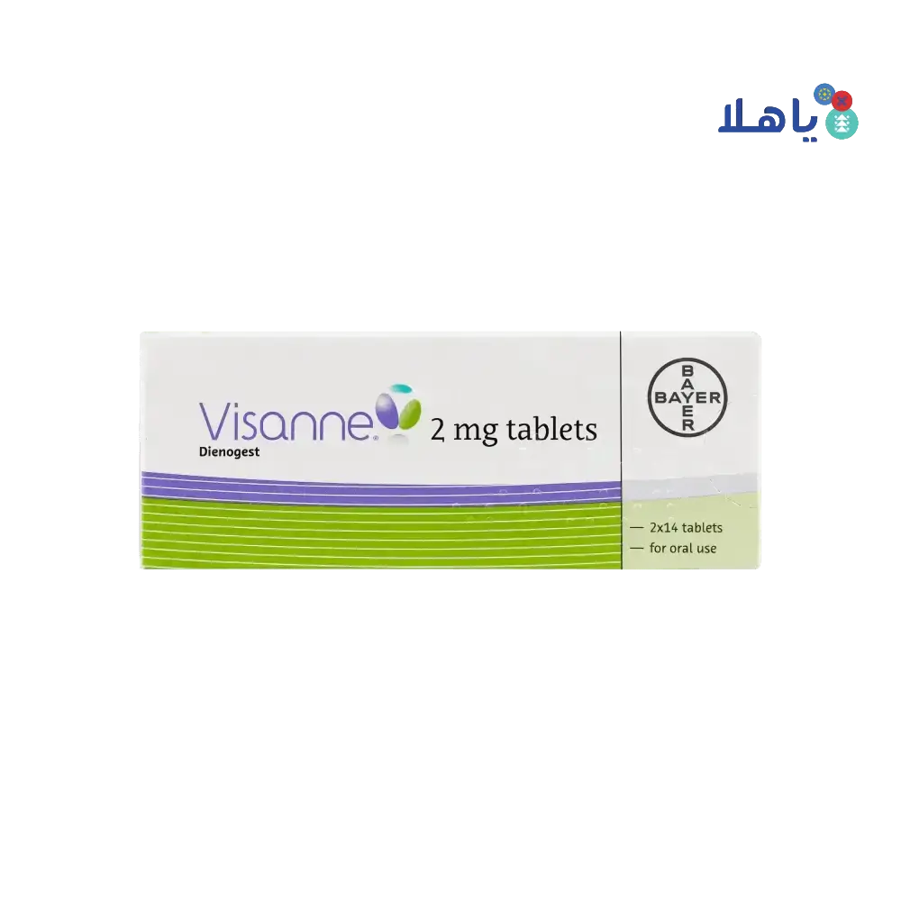 BAYER PHARMA - VISANNE 2MG 28 TABLETS - Pharmazone - 